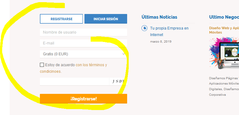 directorio comercial y turistico registro